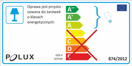 DECKENLEUCHTE DIDI MIX14011-2DEP 2xE14 KINDERZIMMER GOLDLUX (Polux)