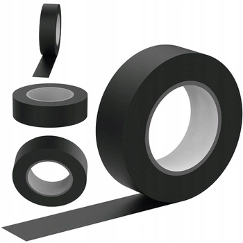 Starkes PVC-Isolierband wasserdicht 15 mm x 0,13 mm Schwarz 10 m