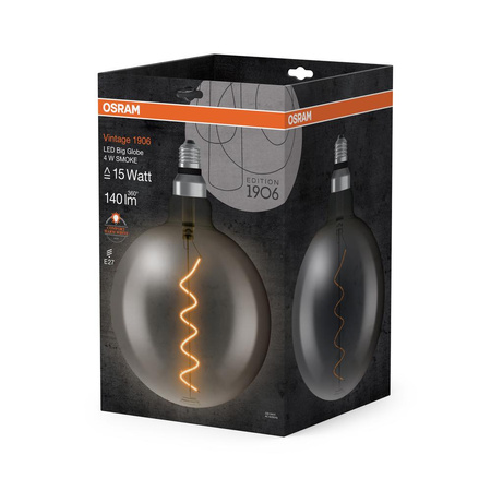 LED Leuchtmittel E27 G200 4W = 15W 140lm 1800K Warm 330° Filament OSRAM Vintage 1906