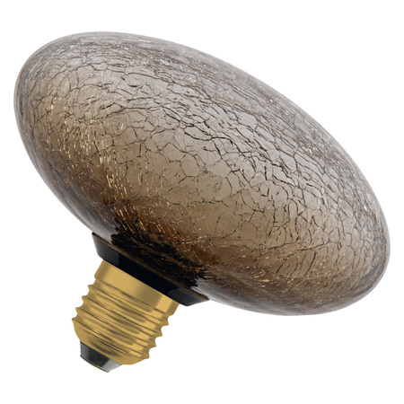 LED-Lampe E27 Frost 3.5W 300lm 2700K Warm Dekorativ Flach Braun Osram