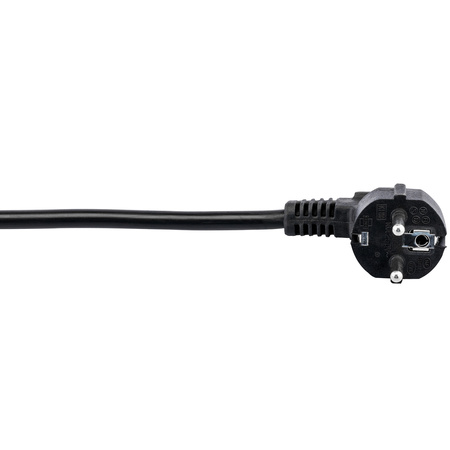 Stromverlängerungskabel Stecker - Steckdose mit Erdung 5m 3x1,5mm 16A Schwarz ECOLIGHT