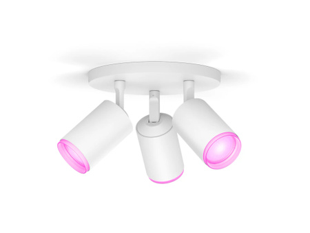 Philips HUE Weiß und Farbe Ambiance Fugato Lampe 3x4.2W Bluetooth Zigbee