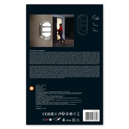 Wandleuchte Fassadenwandleuchte 12W 650lm 3000K Endura STYLE PLATE WALL LEDVANCE