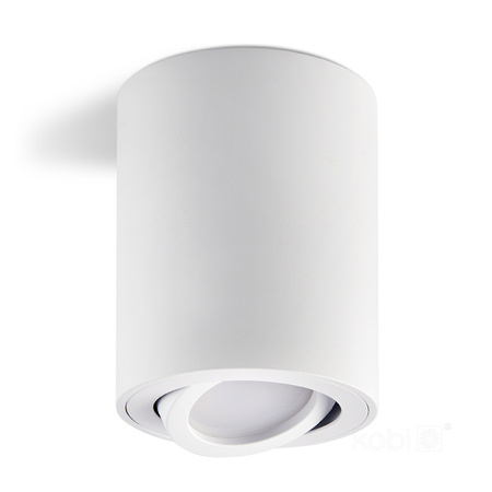 Aufbau-Halogenleuchte Spot OH36L KOBI ROUND MOVABLE GU10WEISS