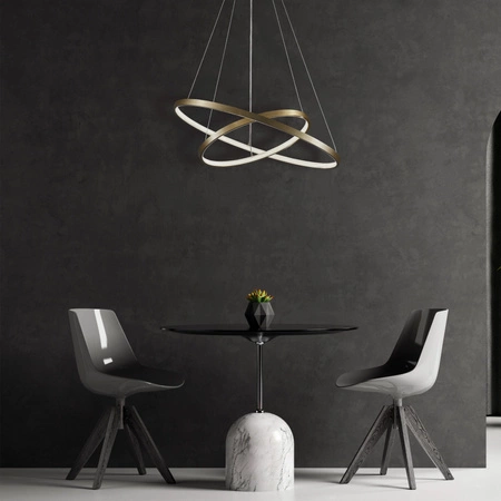 LED-Hängelampe 35W 4600lm 4000K Neutral 120° Gold LEA Sanico Goldlux