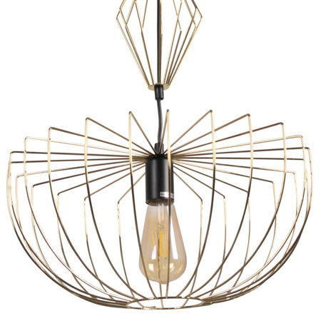 Sanico Goldlux E27 Gold Jasmina Hängende Deckenleuchte