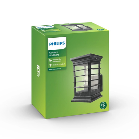 LED Gartenleuchte Wandleuchte PATIO myGarden E27 IP44 Grau PHILIPS