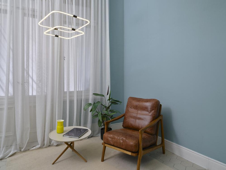 LED 23W 2500lm 3000K Warm Dimmbar Grau Dekor Ledvance Decke Pendelleuchte