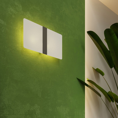 LED-Wandleuchte AZALIA 2xG9Wandleuchte Weiß chrom SOLLUX