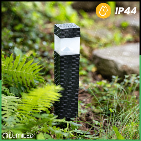 Solar-LED-Lampe, Solar Gartenleuchten mit Dämmerungssensor IP44 4000K PASCAL LUMILED