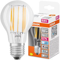 LED-Lampe E27 A60 11W = 100W 1521lm 4000K Neutral 300° CRI90 Glühfaden Dimmbar OSRAM SUPER STAR+