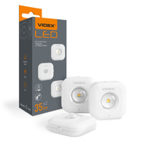 Kabellose LED-Treppenbeleuchtung mit Sensor 1W 70lm CCT 90° 750mAh Weiß VIDEX