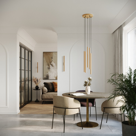 PASTELO 2 2xG9 Gold Modern SOLLUX Pendelleuchte für die Decke