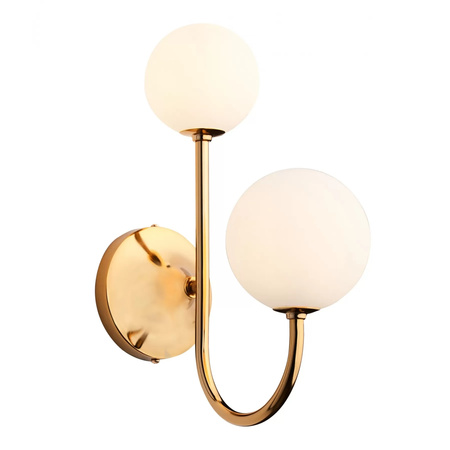 SELEN Wandleuchte 2xG9 LED Wandleuchte Modern Weiß und Gold Jupiter