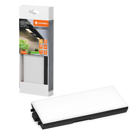 Rahmenlose 3.85W 250lm 3000K Warm Dimmbare LED Unterschrankleuchte mit Bewegungssensor Schwarz Unterschrank Ledvance