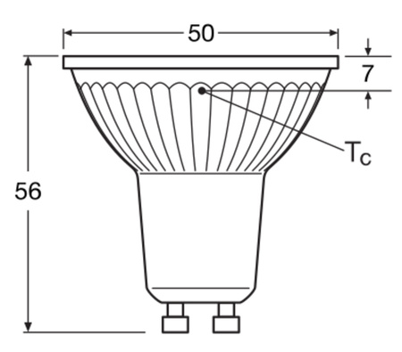 LED-Lampe PAR16 Reflektor GU10 4.3W = 30W 350lm 6500K Kalt 120° STAR Osram