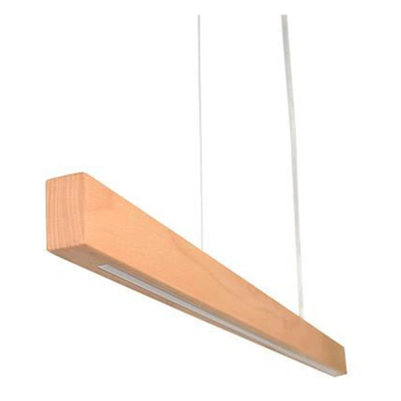 LED-Hängelampe 24W 2150lm 4000K Neutral 90cm 110° Schwarz Braun IP20 Presto Masterled