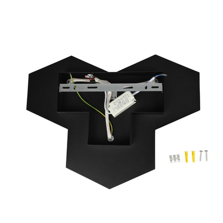 LED-Wandleuchte 9W 3000K IP20 Schwarz VT-709 V-TAC