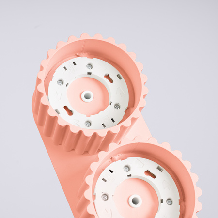 Anbauleuchte 2x GX53 Aluminium Pfirsich Aura Deep Space SL.1828 Sollux