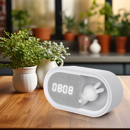 LED Dekorative Lampe 1.2W 55lm 3000K Warmweiß Grau Dimmbar Hase Sanico Goldlux