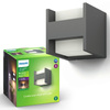 Gartenleuchte LED-Wandleuchte ARBOR myGarden 4,5W 2700K IP44 Oben-Unten Anthrazit PHILIPS