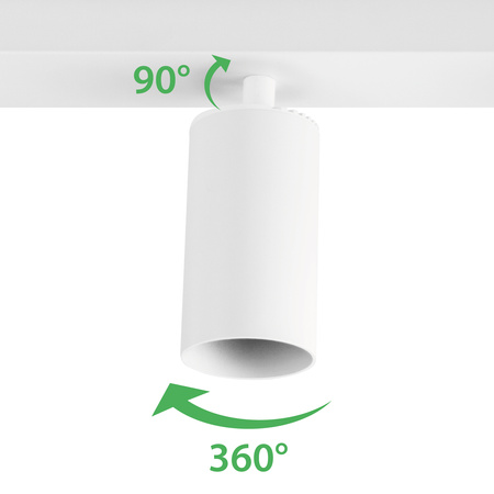 Deckenleuchte Plafond SPOT TUBA Reflektor Halogen Leuchte 4x GU10 TABULA LUMILED