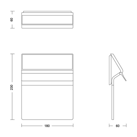 Solar Gartenlampe LED Beleuchtete Hausnummer Fassade Wandlampe 2700K IP44 Sensor PHILIPS