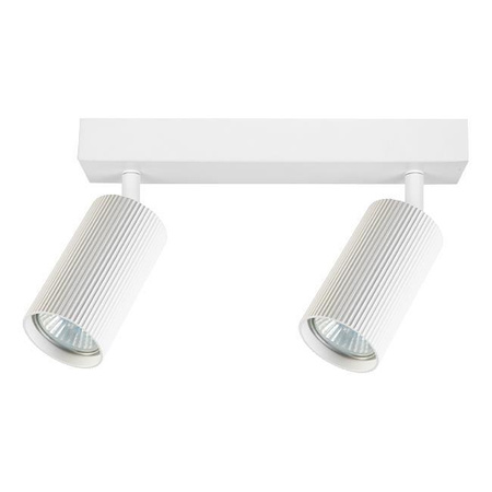 Spot Tuba Deckenleuchte Reflektor Halogenleuchte 2x GU10 Moving White Lucerno Masterled