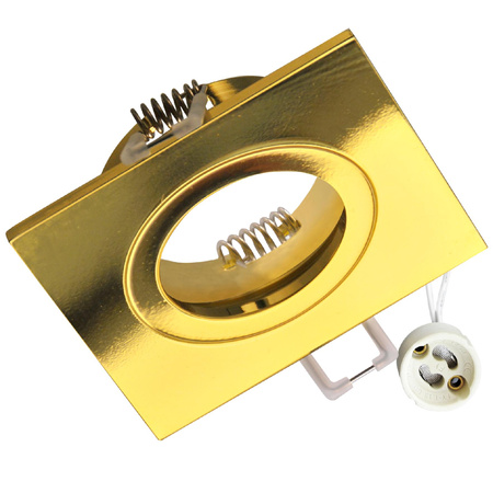 Spot GU10 Gold FEBE Sanico Goldlux Einbaustrahler