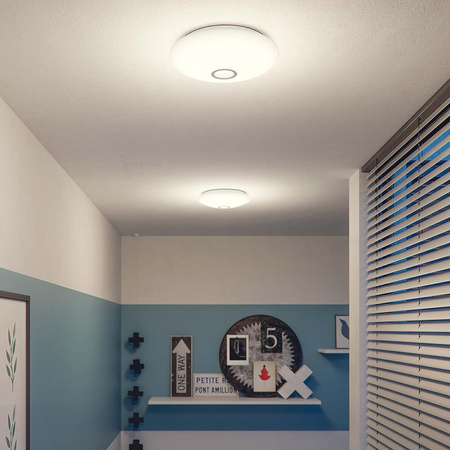 Plafond LED Aufbaumontage MAUVE 6W 4000K 25cm Rund mit Bewegungssensor PHILIPS