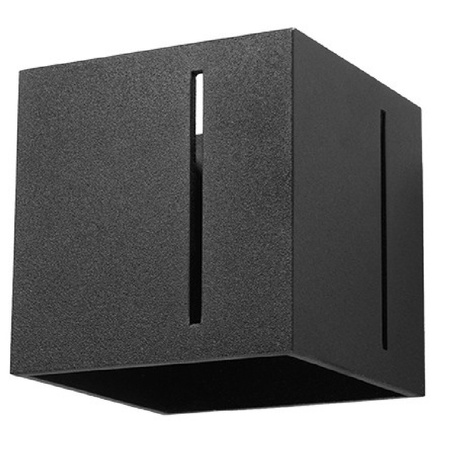 LED PIXAR G9Wandleuchte Upstairs Downstairs Cube Schwarz SOLLUX