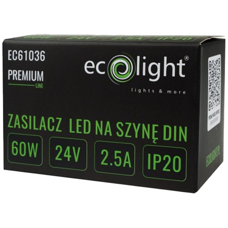 DIN-Schiene Led Premium Line 60W 24V Ecolight-Stromversorgung