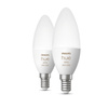 2PAK LED-Glühbirne Kerze E14 B39 5.3W CCT RGB PHILIPS HUE Weiß & FARBE Ambiente Bluetooth Zigbee