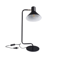 NEDIA E14 Schreibtischlampe Schwarz KANLUX