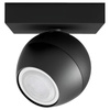Spot Buckram LED Wandleuchte Schwarz 5W CCT PHILIPS HUE Bluetooth + Dimmerschalter