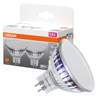 2x LED-Lampe MR16 Reflektor GU5.3 4.3W = 35W 396lm 2700K Warm 12V 120° STAR Osram