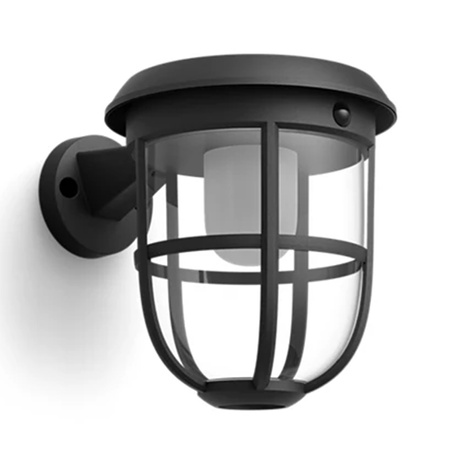 Gartenleuchte LED Solar-Wandleuchte RADII 1.3W 4000K IP44 Bewegungsmelder Dämmerungssensor PHILIPS