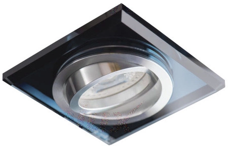 Quadratische Halogen-Deckenleuchte Bewegliches Glas MORTA MR16 GU10 schwarz Kanlux