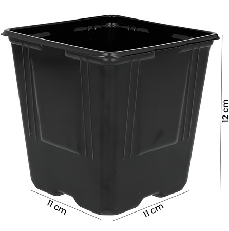 Set mit 5 Produktionstöpfen für Setzlinge Quilten Aussaat von Gemüsesamen 11 x 11 x 12 cm