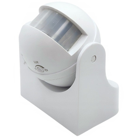 PIR-Bewegungs- und Dämmerungssensor 180° 12m IP44 Weiß