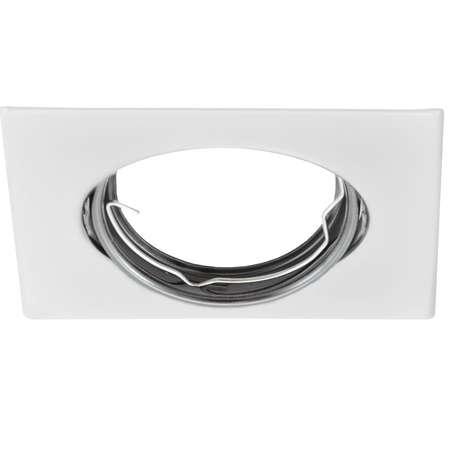 BEWEGLICHE Deckenleuchte OPIN GOLDLUX (Polux) QUADRATISCH WEISSER STAHL