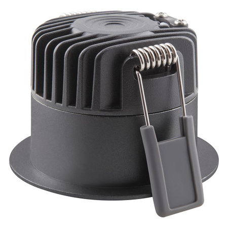 LED-Panel bündig montiert Spot Leuchte 8W 680lm CCT dimmbar Spot schwarz Darklight Ledvance