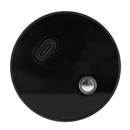 LED 3.6W 1800K warmweißes Feuer Effekt USB Tischlampe Ein/Aus Schalter Schwarz Igni Masterled