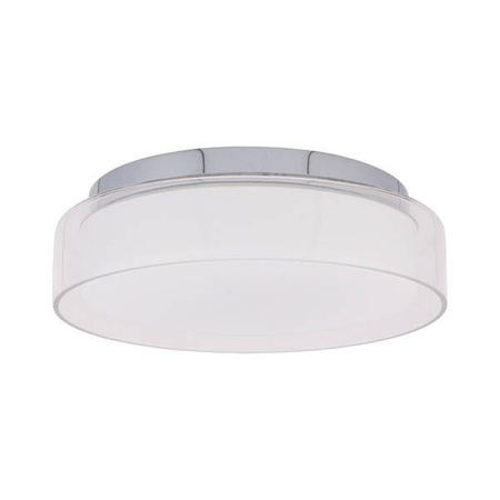 Deckenleuchte PAN LED S 8173 Nowodvorski Chrom+Glas 12W 4000K IP44 Moderne Deckenleuchte