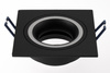 Einbaustrahler GU10, Einbauspot HALOGEN Quadrat Schwarz CLARO LUMILED