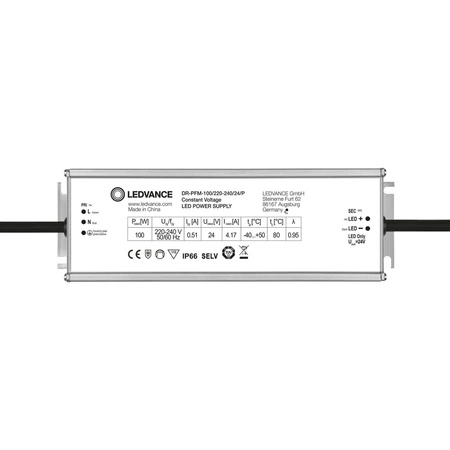LED-Leiste 100W 24V DC IP66 LEDvance hermetische Stromversorgung