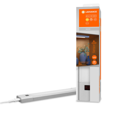 Unterschrankleuchte Linear LED 4W 290lm 3000K Warm mit Bewegungssensor Dimmbar 30cm Linear LED Slim LEDVANCE