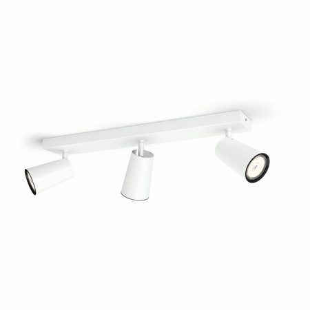 LED PAISLEY Deckenleuchte 3x GU10 Reflektor bewegliche Leuchte Weiß PHILIPS