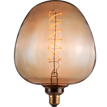 Dekorative LED Lampe E27 FILAMENT S190 4W 260lm 1800K Warm 320° DecoVintage Amber GOLDLUX (Polux)