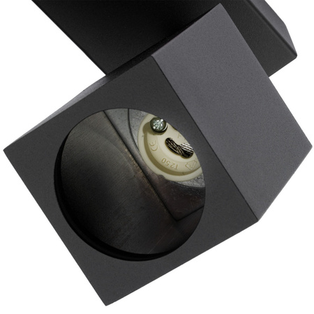 Reflektor-Deckenleuchte 4xGU10 QUANTUS Lichtleiste Schwarz